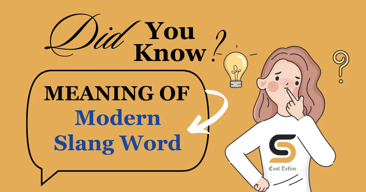 Modern Slang Word